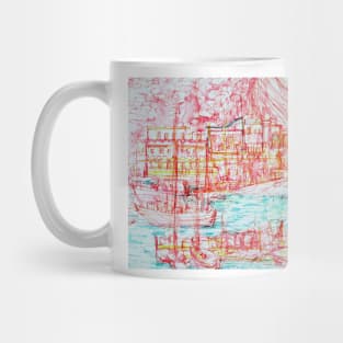 PORT TOWN PAINTING Mug